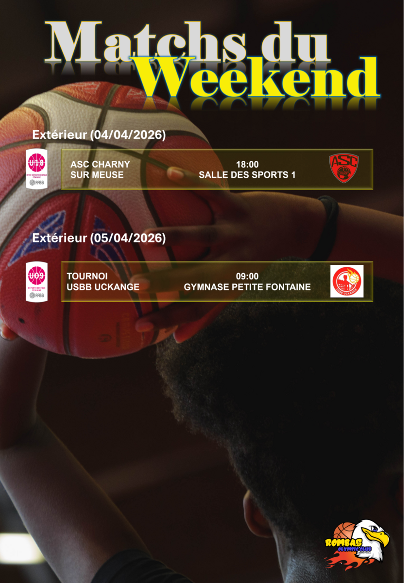 Matchs du Week end