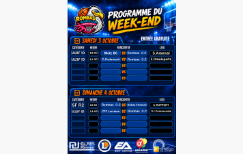 Matchs du Week-End